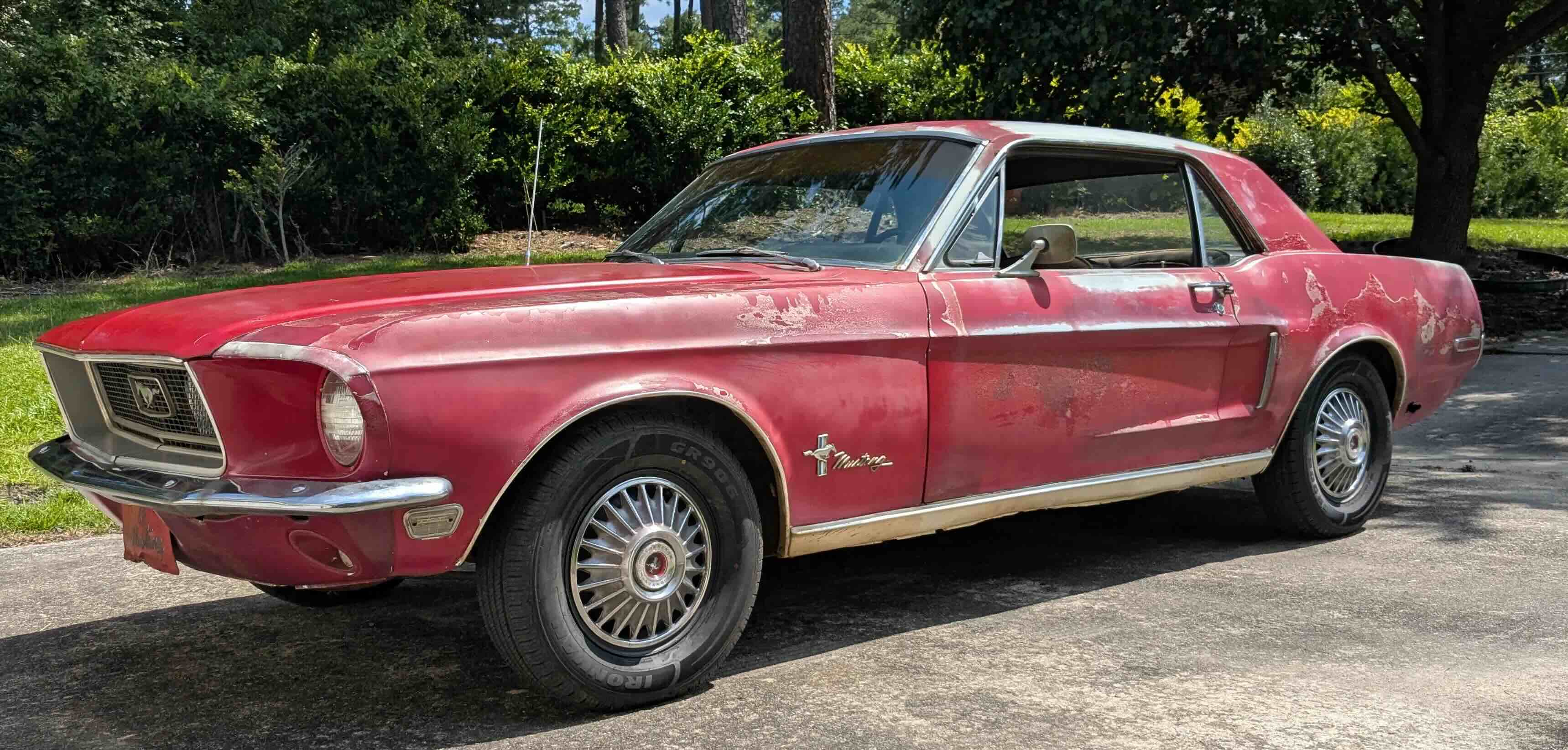 Budget T5 Swap: 1968 Mustang 200 Inline Six